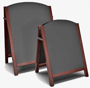 Premier Chalk A-Board with Wood Frame