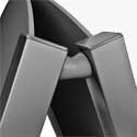Indestructible rubber hinges