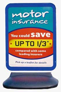 Sentinel 40ins x 60ins Forecourt Poster Sign