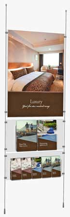 Poster Holder and Leaflet Dispensers