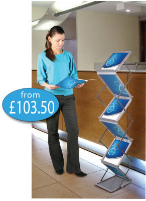 Zed Up Lite A4 Literature Holder