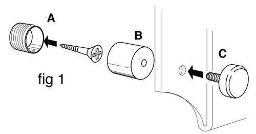 Wall Mounted Sign Supports - Panel Fixing
