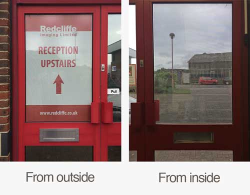 contravision window graphics