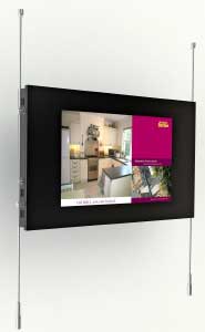 ceiling to floor digital screens