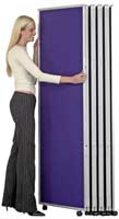folded concertina screen for office