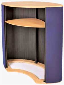 Luna Counter with shelf