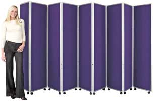 concertina screen for office