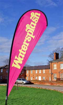 flying banner displays