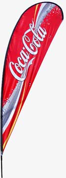 large flying banner