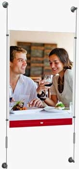 A1 Wall Mounted Poster Display Kit