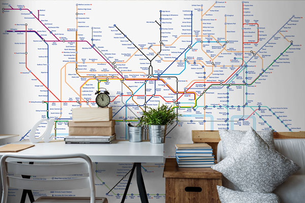London Tube Map Wallpaper